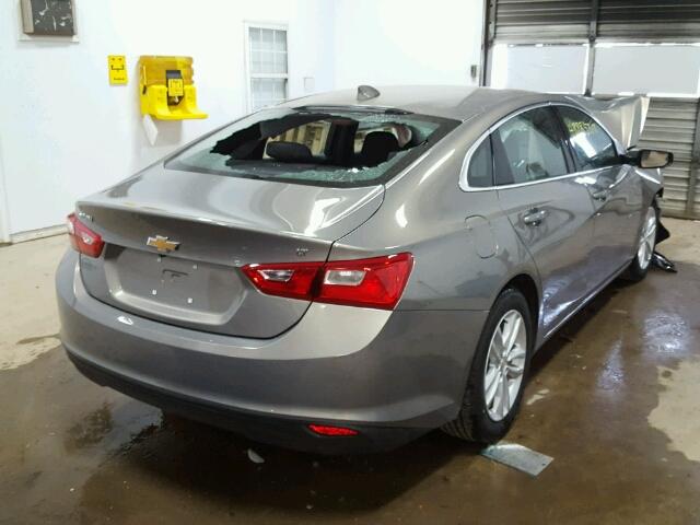 1G1ZE5STXHF198584 - 2017 CHEVROLET MALIBU LT GRAY photo 4