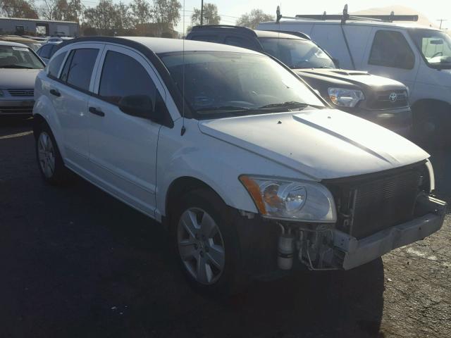 1B3HB48B57D177089 - 2007 DODGE CALIBER SX WHITE photo 1