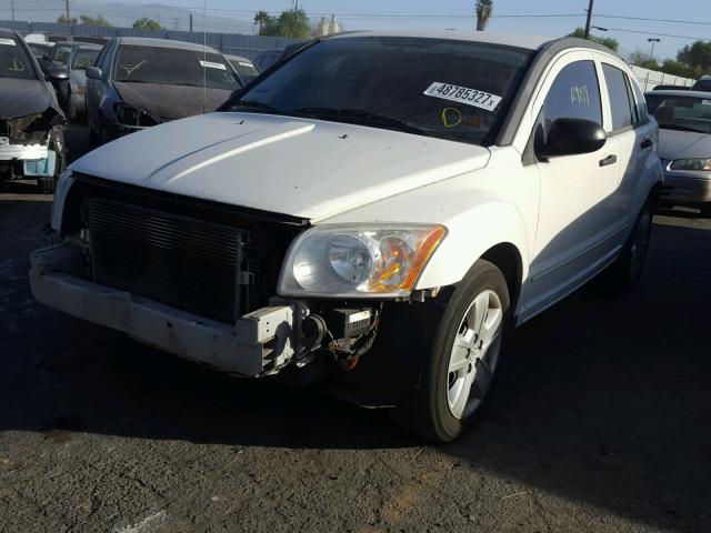 1B3HB48B57D177089 - 2007 DODGE CALIBER SX WHITE photo 2