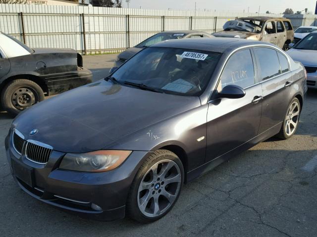 WBAVD535X8A284612 - 2008 BMW 335 XI GRAY photo 2