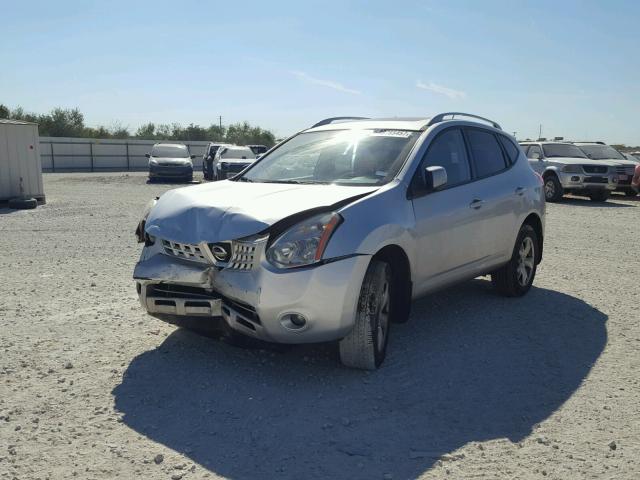 JN8AS58VX8W103872 - 2008 NISSAN ROGUE S SILVER photo 2