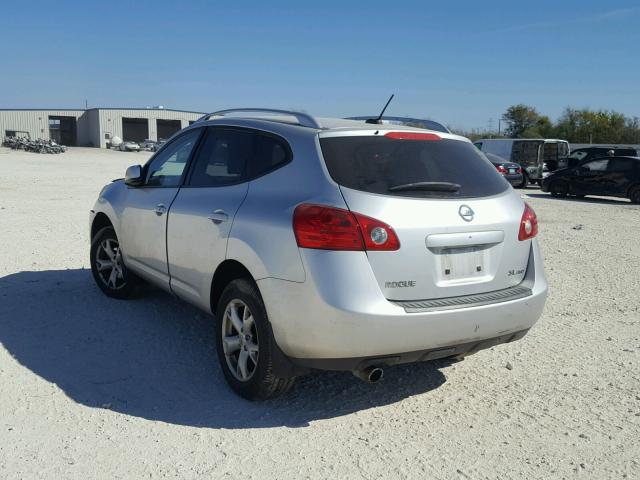 JN8AS58VX8W103872 - 2008 NISSAN ROGUE S SILVER photo 3