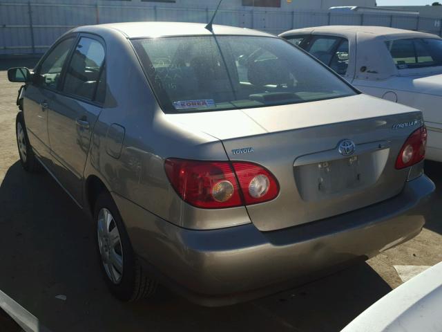 1NXBR32E38Z031073 - 2008 TOYOTA COROLLA CE GOLD photo 3