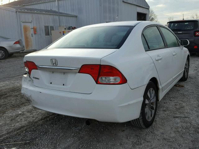 19XFA1F86AE035872 - 2010 HONDA CIVIC EX WHITE photo 4