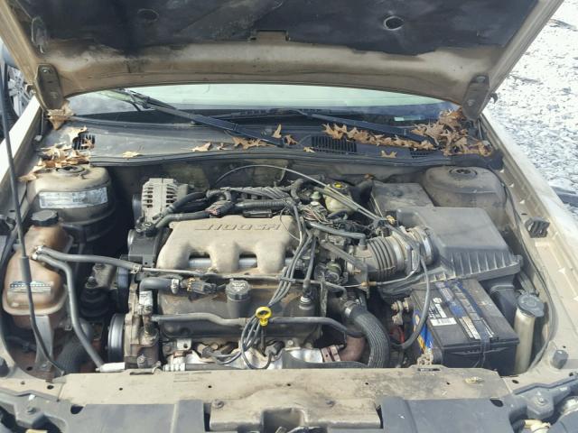 1G1ND52J116231705 - 2001 CHEVROLET MALIBU GOLD photo 7