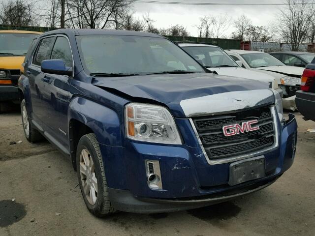 2CTFLCEW4A6282138 - 2010 GMC TERRAIN SL BLUE photo 1