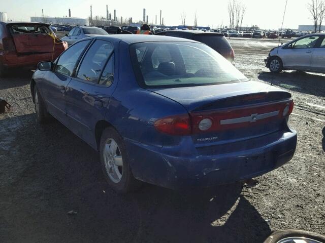 1G1JC52F347340999 - 2004 CHEVROLET CAVALIER BLUE photo 3