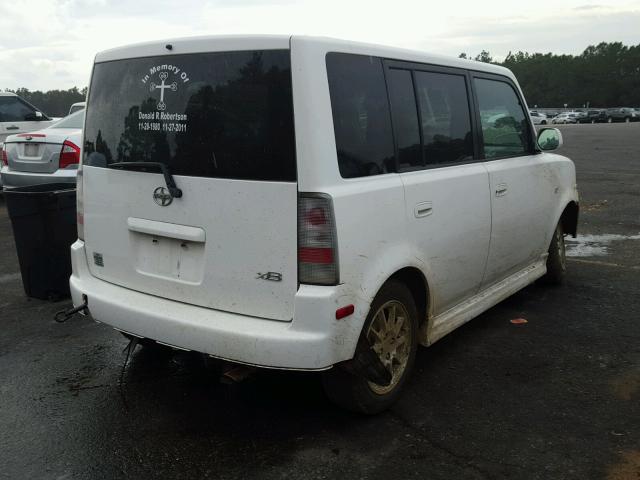 JTLKT324164098589 - 2006 TOYOTA SCION XB 白色 照片 4
