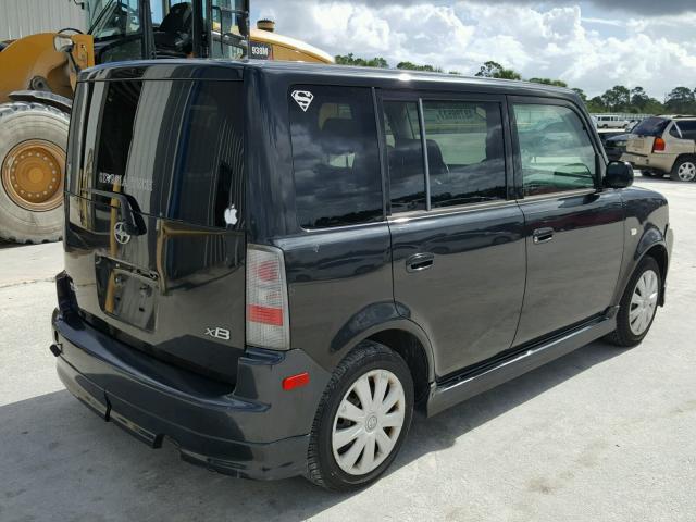 JTLKT334050185081 - 2005 TOYOTA SCION XB BLACK photo 4