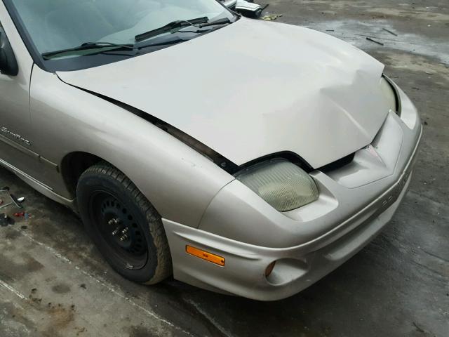 1G2JB124827204810 - 2002 PONTIAC SUNFIRE SE GOLD photo 10