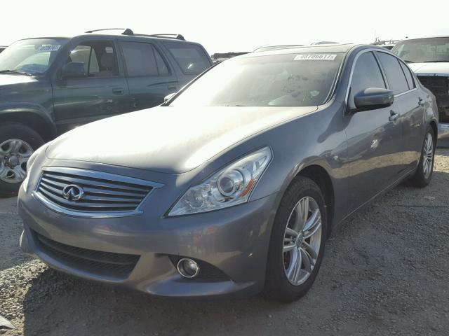 JN1CV6AP9DM723117 - 2013 INFINITI G37 BASE GRAY photo 2