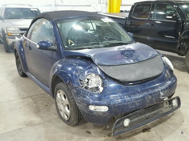 3VWCK21Y43M302820 - 2003 VOLKSWAGEN NEW BEETLE 蓝色 照片 1