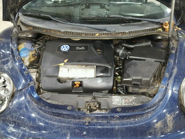3VWCK21Y43M302820 - 2003 VOLKSWAGEN NEW BEETLE 蓝色 照片 7