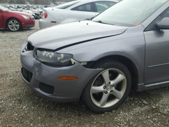 1YVHP80C785M24114 - 2008 MAZDA 6 I GRAY photo 9