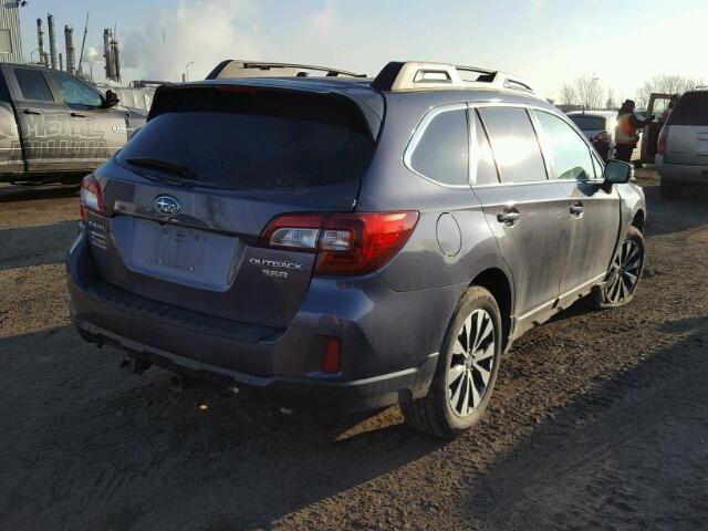 4S4BSFLC3G3360220 - 2016 SUBARU OUTBACK 3. GRAY photo 4