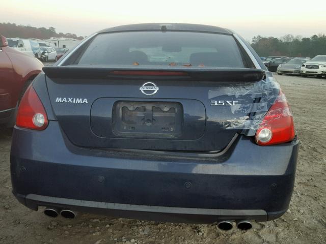 1N4BA41E67C846817 - 2007 NISSAN MAXIMA SE BLUE photo 9