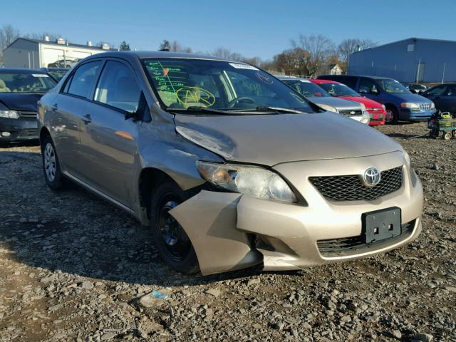 2T1BU4EE4AC386051 - 2010 TOYOTA COROLLA BA BEIGE photo 1