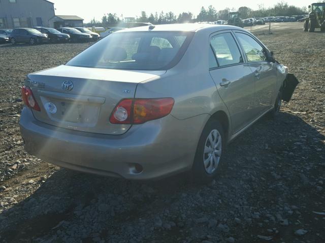 2T1BU4EE4AC386051 - 2010 TOYOTA COROLLA BA BEIGE photo 4