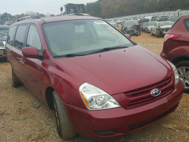 KNDMB233096294278 - 2009 KIA SEDONA EX RED photo 1