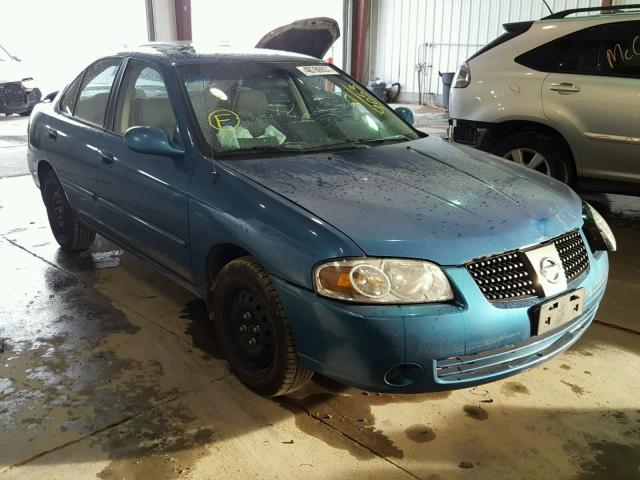 3N1CB51D04L869053 - 2004 NISSAN SENTRA 1.8 BLUE photo 1