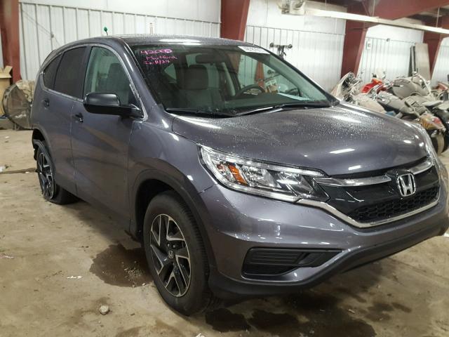 2HKRM4H4XGH697054 - 2016 HONDA CR-V SE CHARCOAL photo 1