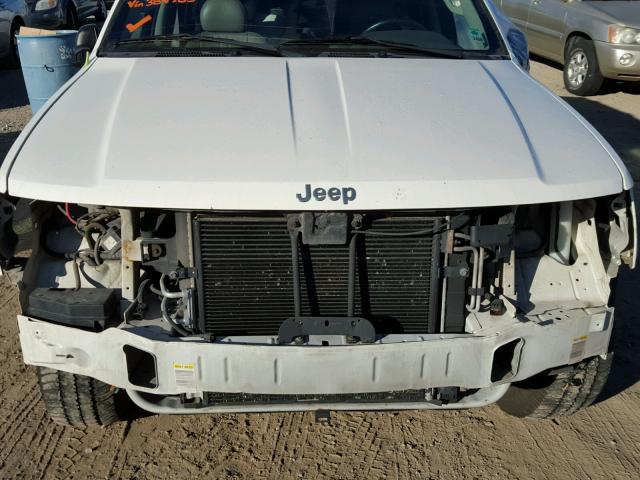 1J4GW48S14C384783 - 2004 JEEP GRAND CHER WHITE photo 9