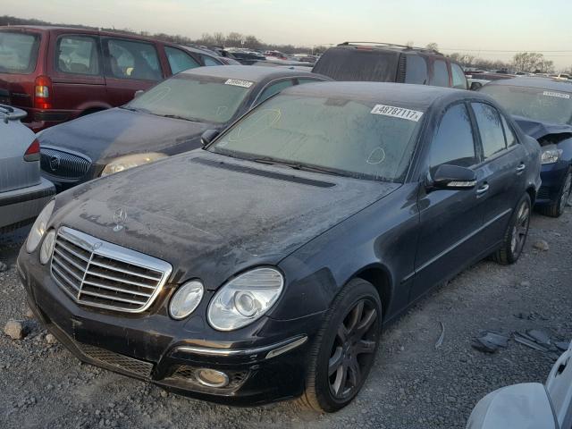 WDBUF56X27B061557 - 2007 MERCEDES-BENZ E 350 BLACK photo 2