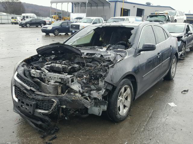 1G11B5SL6EF132986 - 2014 CHEVROLET MALIBU LS GRAY photo 2