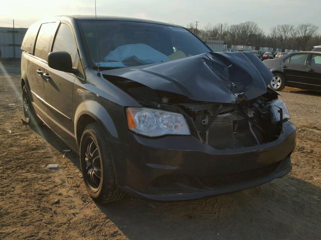 2D4RN4DG7BR723797 - 2011 DODGE GRAND CARA BLACK photo 1