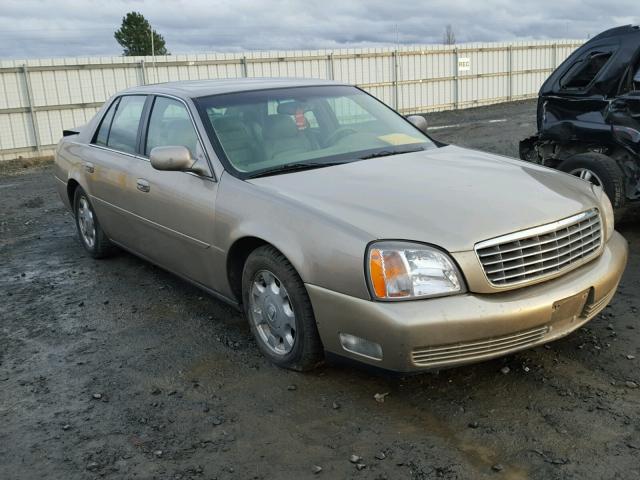 1G6KD54Y02U277417 - 2002 CADILLAC DEVILLE BEIGE photo 1