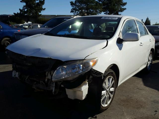 JTDBL40E59J018830 - 2009 TOYOTA COROLLA BA WHITE photo 2