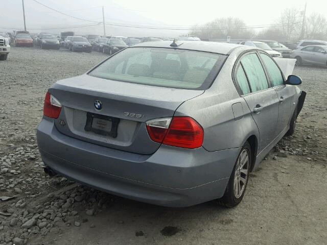 WBAVB13516PT25251 - 2006 BMW 325 I GRAY photo 4