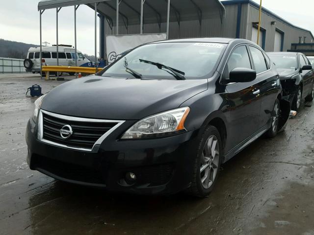 3N1AB7AP5DL712874 - 2013 NISSAN SENTRA S 黑色 照片 2