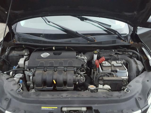 3N1AB7AP5DL712874 - 2013 NISSAN SENTRA S 黑色 照片 7