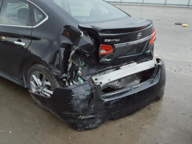 3N1AB7AP5DL712874 - 2013 NISSAN SENTRA S 黑色 照片 9