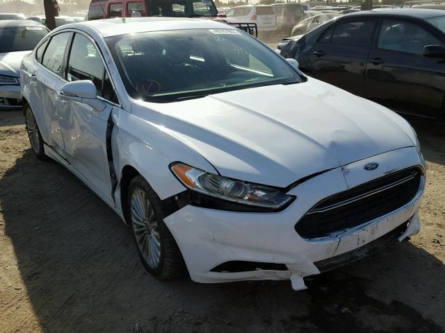 3FA6P0K98ER367131 - 2014 FORD FUSION TIT WHITE photo 1