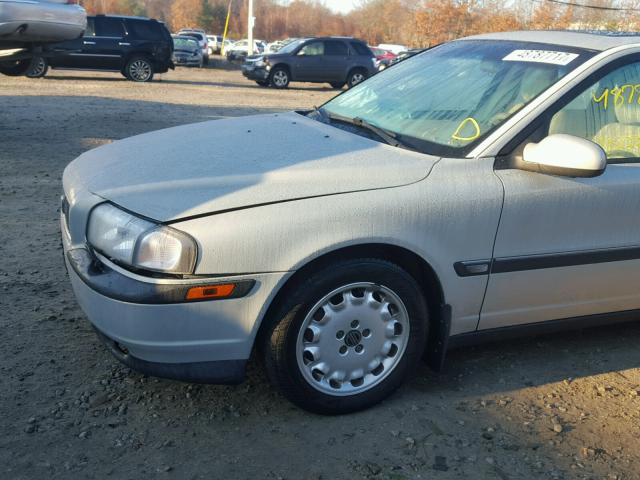 YV1TS97DXX1014054 - 1999 VOLVO S80 GRAY photo 9