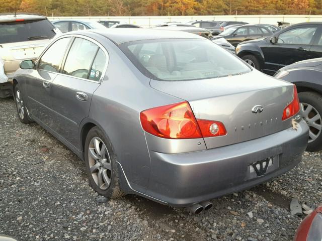 JNKCV51F55M308021 - 2005 INFINITI G35 GRAY photo 3