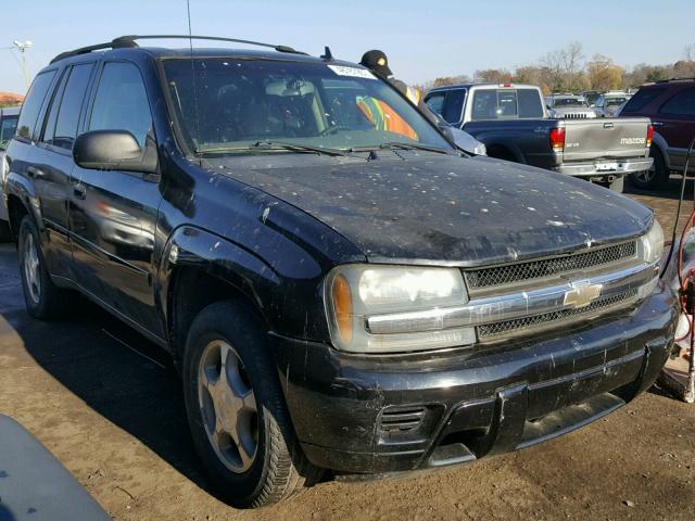 1GNDS13S972126488 - 2007 CHEVROLET TRAILBLAZE BLACK photo 1