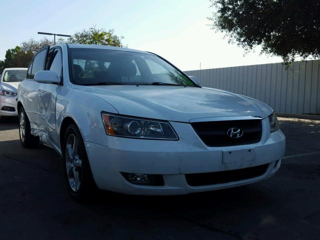 5NPEU46F97H184543 - 2007 HYUNDAI SONATA SE WHITE photo 1