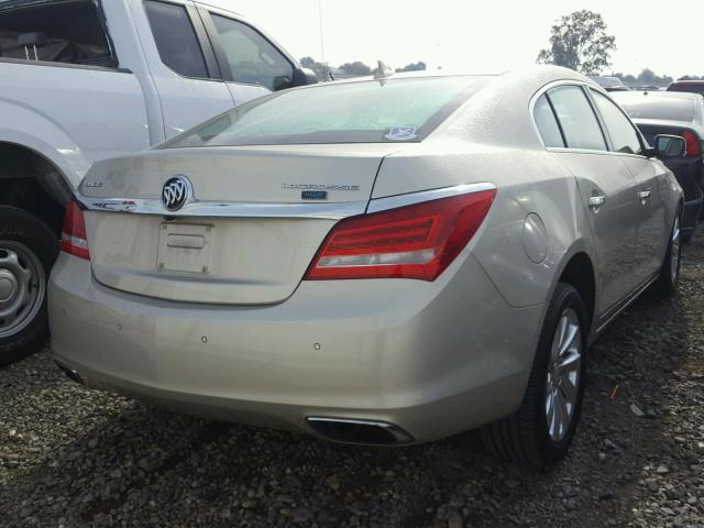 1G4GB5G36EF267858 - 2014 BUICK LACROSSE GOLD photo 4