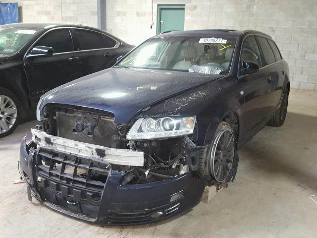 WAUKH74F67N103619 - 2007 AUDI A6 AVANT Q BLUE photo 2