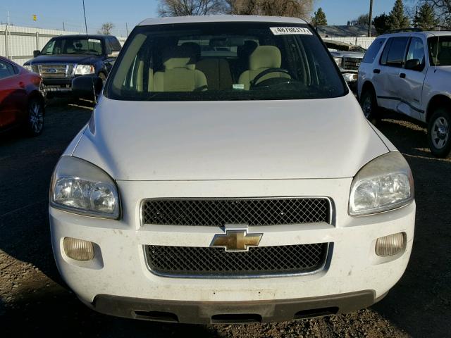 1GNDV23158D129883 - 2008 CHEVROLET UPLANDER L WHITE photo 9