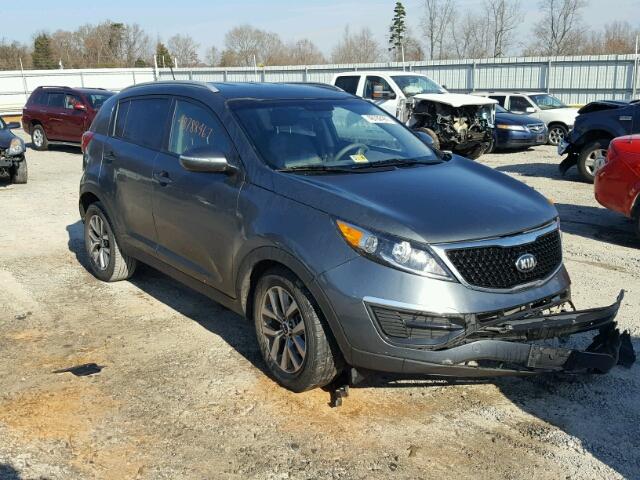 KNDPB3AC4F7725054 - 2015 KIA SPORTAGE L GRAY photo 1