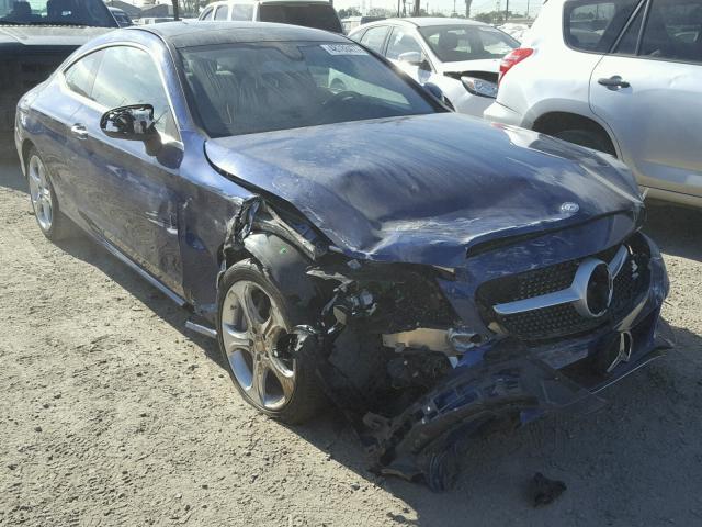 WDDWJ4JB0HF388280 - 2017 MERCEDES-BENZ C 300 蓝色 照片 1