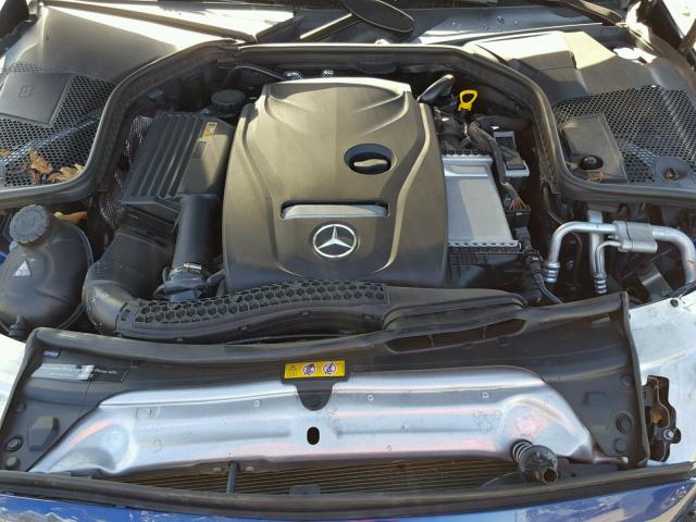 WDDWJ4JB0HF388280 - 2017 MERCEDES-BENZ C 300 蓝色 照片 7