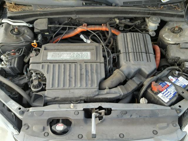 JHMES96615S025466 - 2005 HONDA CIVIC HYBR GRAY photo 7