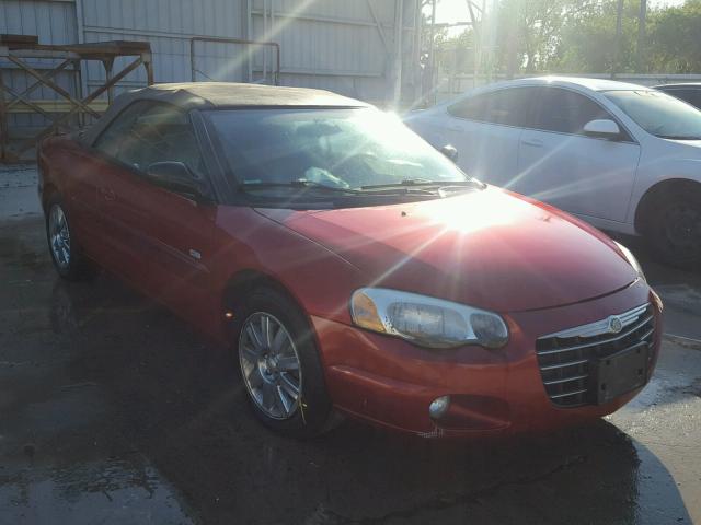 1C3EL55R45N555646 - 2005 CHRYSLER SEBRING TO RED photo 1