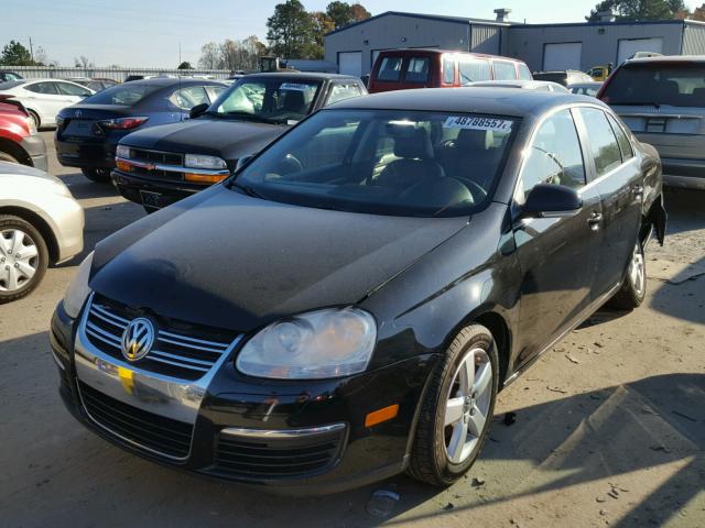 3VWRM71K69M179320 - 2009 VOLKSWAGEN JETTA SE BLACK photo 2