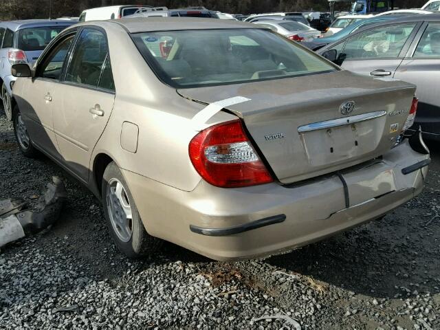 4T1BF32K53U549435 - 2003 TOYOTA CAMRY LE TAN photo 3